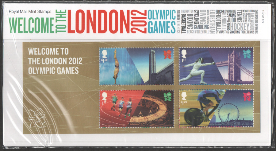 (image for) 2012 Welcome to London 2012 Olympics Presentation Pack 474